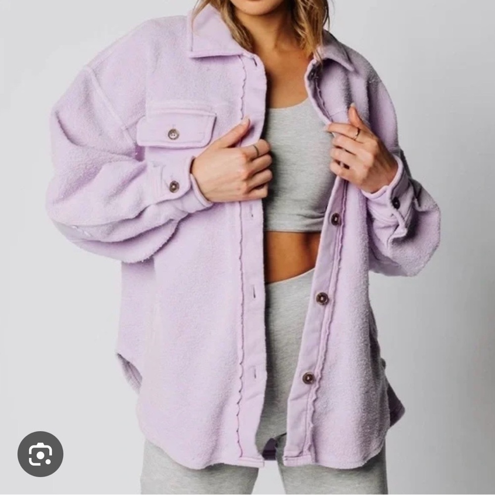 Free People Lavender Ruby Jacket